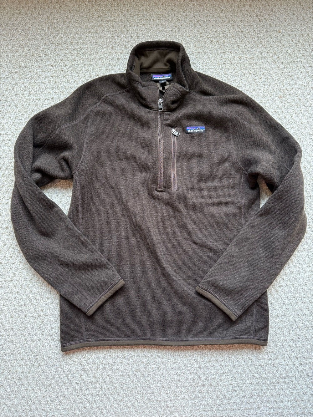 Patagonia Men's Better Sweater 1/4 Zip in Brown